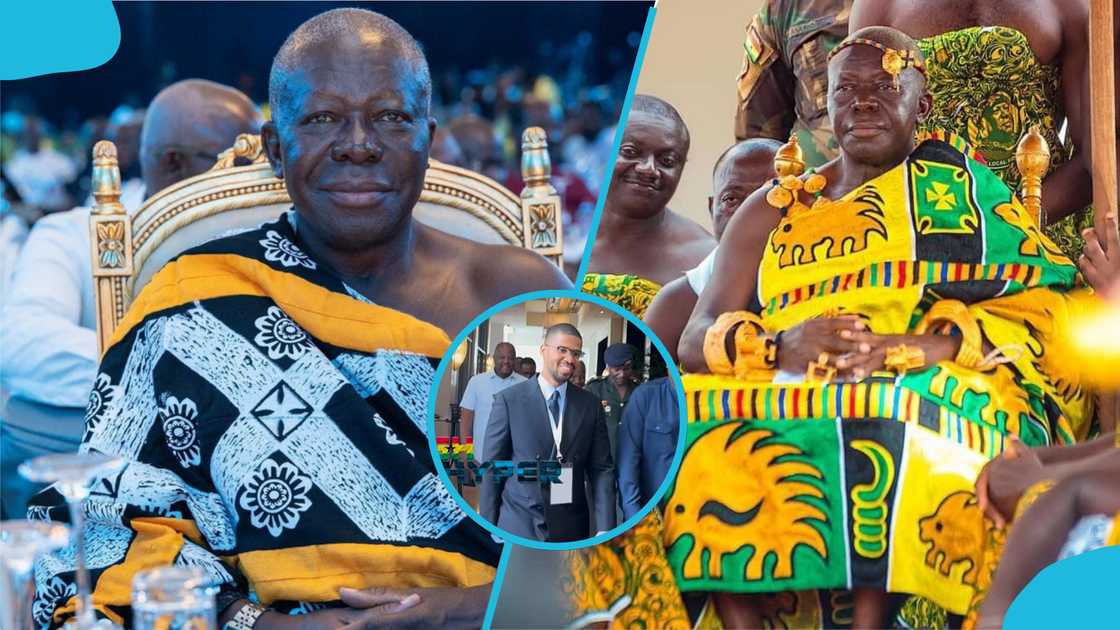 Otumfuo Osei Tutu II, Otumfuo's son, Oheneba Nana Kwaku Duah, Mining in Motion Summit, Asantehene, Social media Otumfuo Osei Tutu II, Otumfuo's son, Oheneba Nana Kwaku Duah, Mining in Motion Summit, Asantehene, Social media