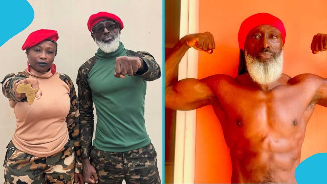Hiplife legend, Hiplife Grandpapa, Reggie Rockstone, William Nortey Addo, Bukom Boxing Arena, Global Warrior Champions, Mixed Martial Arts. Hiplife legend, Hiplife Grandpapa, Reggie Rockstone, William Nortey Addo, Bukom Boxing Arena, Global Warrior Champions, Mixed Martial Arts.