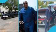 President Mahama ditches state vehicles, uses his three bulletproof Genesis G90s as official cars