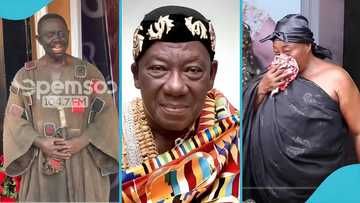 Mamponghene goes home: Sad scenes as the 2nd most powerful ruler in the Asante Kingdom gets buried